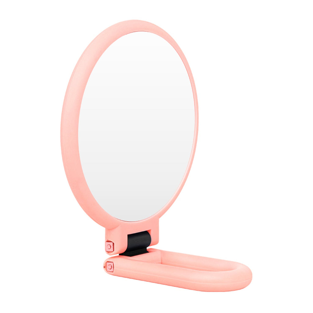 Mber Foldable Handheld Makeup Mirror with 2-Sided 1X 10X Magnifying Mirror