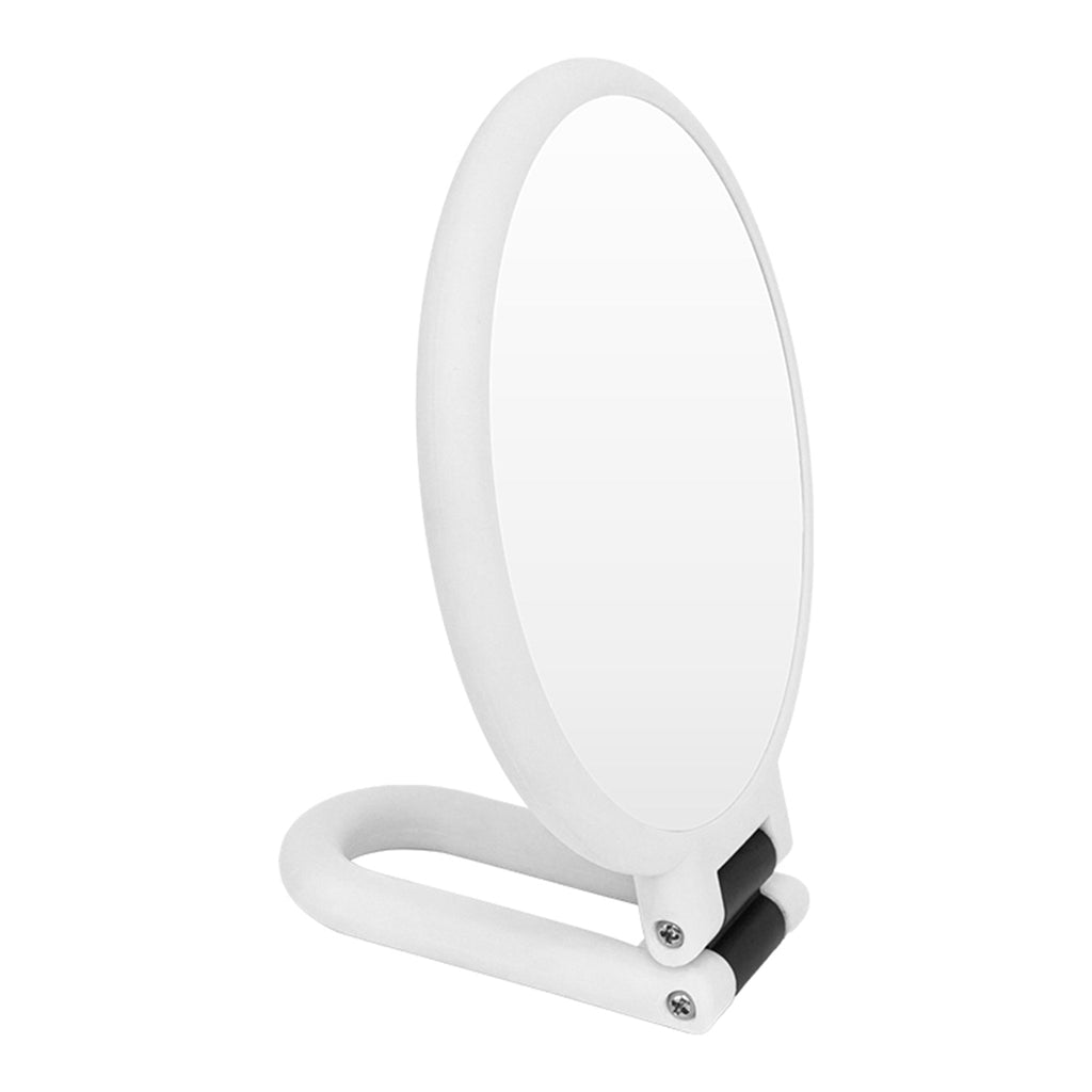 Mber Foldable Handheld Makeup Mirror with 2-Sided 1X 10X Magnifying Mirror