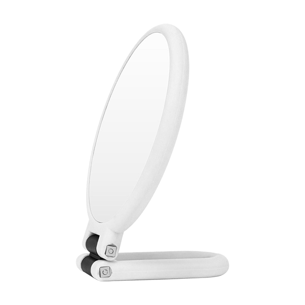 Mber Foldable Handheld Makeup Mirror with 2-Sided 1X 10X Magnifying Mirror