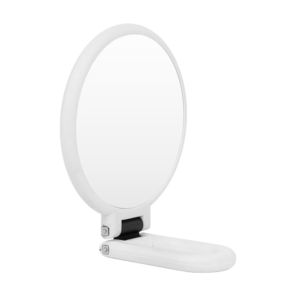 Mber Foldable Handheld Makeup Mirror with 2-Sided 1X 10X Magnifying Mirror