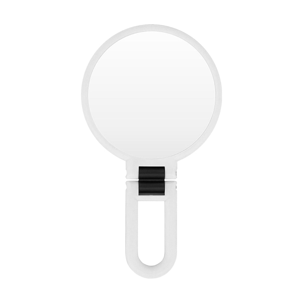 Mber Foldable Handheld Makeup Mirror with 2-Sided 1X 10X Magnifying Mirror
