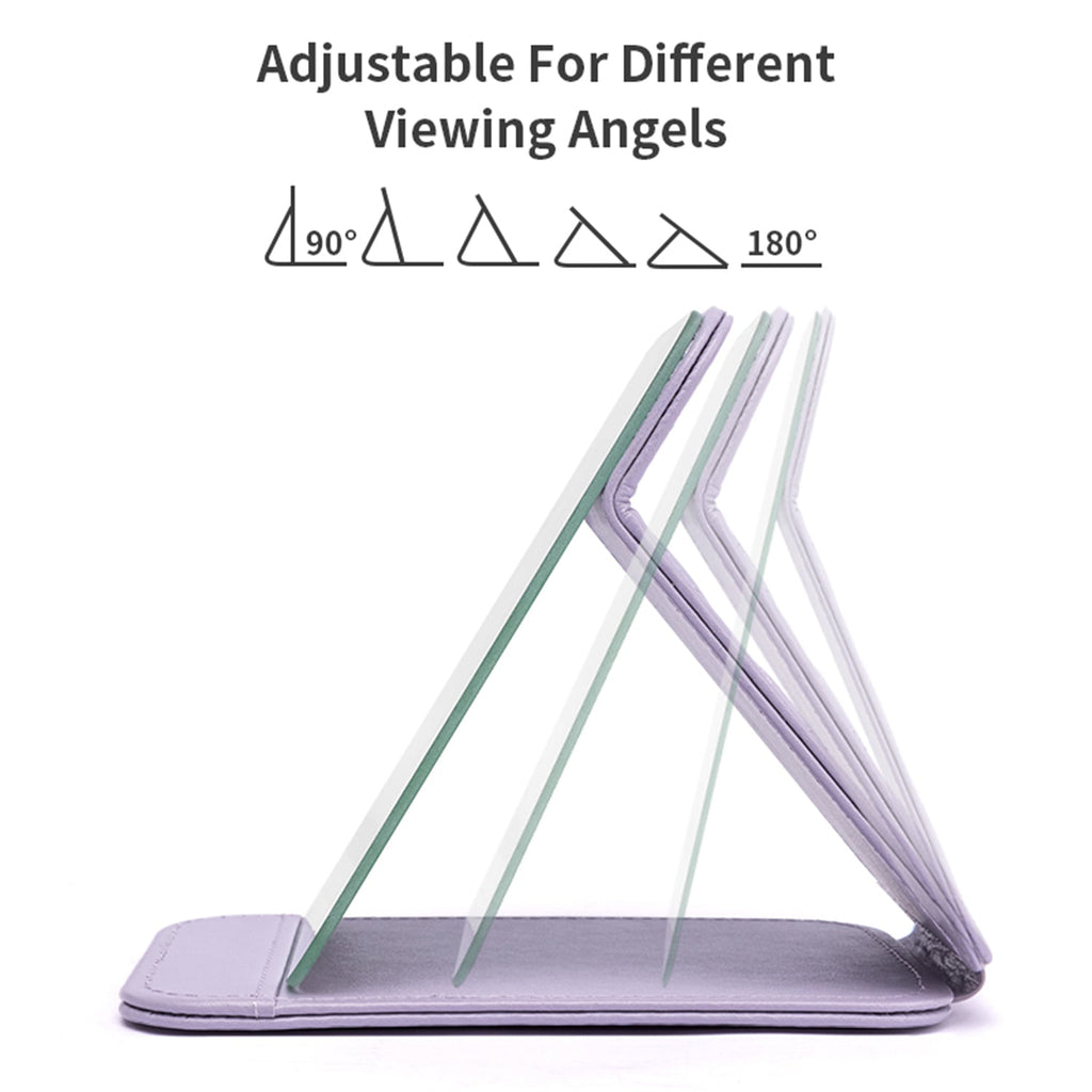 Mber Foldable Travel Makeup Mirror for Makeup, Purple