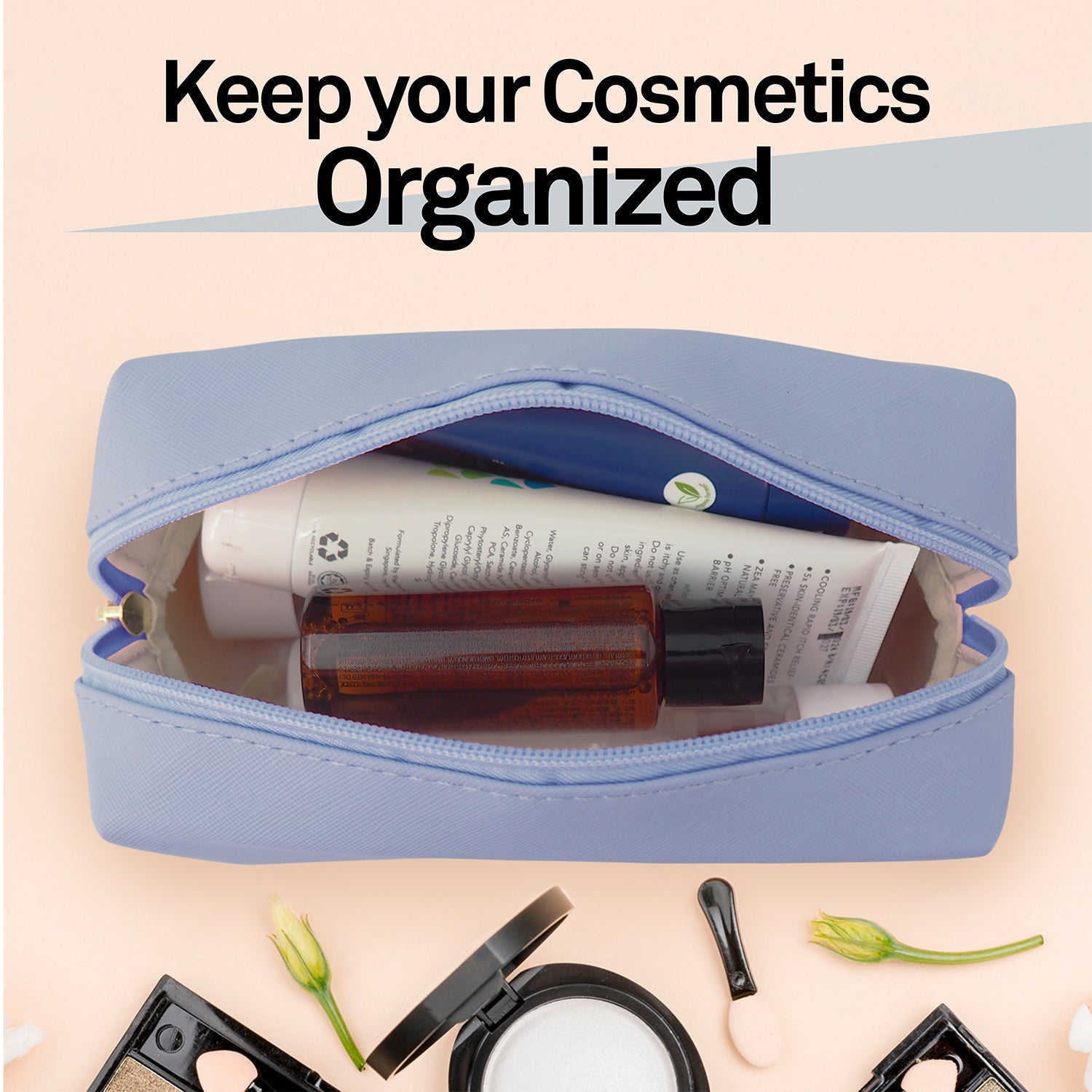 Mber Water Resistant Travel Cosmetic Bag