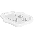 Mber Organic Shape Jewelry Tray, Ceramic or Stainless Steel