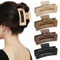 Mber Large Hair Claw Clips, Assorted Matte Colors