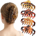 Mber Large Octopus Hair Claw Clips, Assorted Tortoise Brown