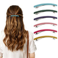 Mber 6-Pack French Hair Barrette Clips, Assorted Multicolor